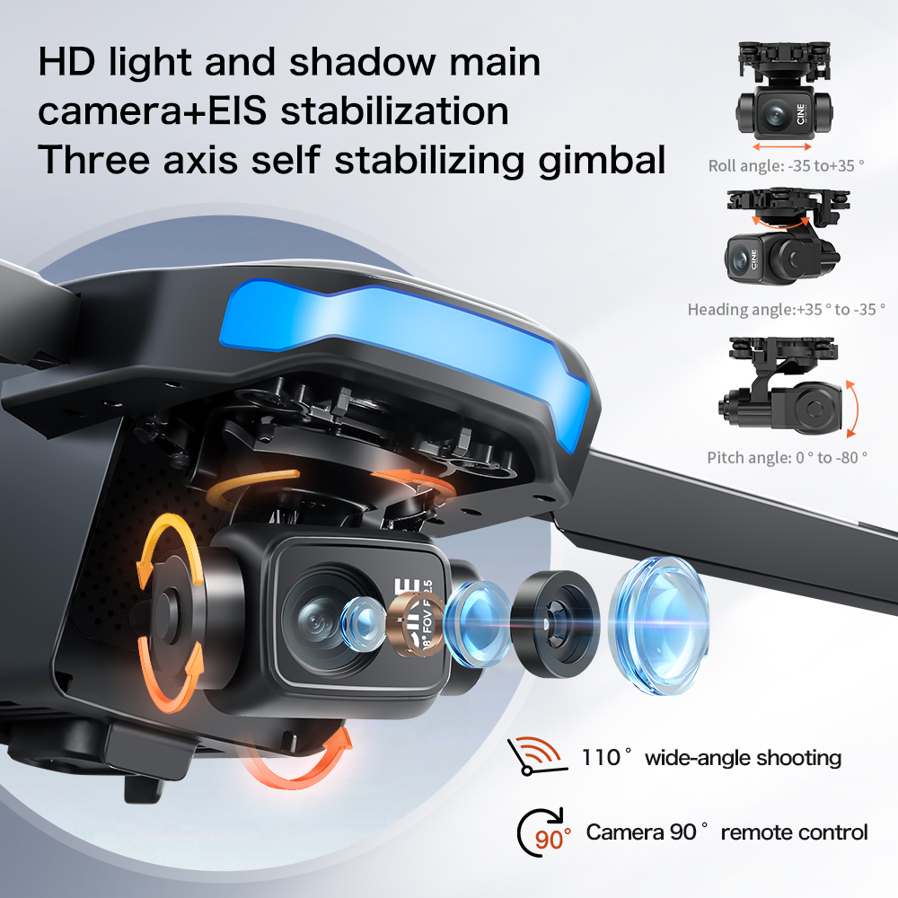 S-X1 MAX GPS Drone with 3-Axis - đánh giá và giá Drone Gimbal 3 Axis