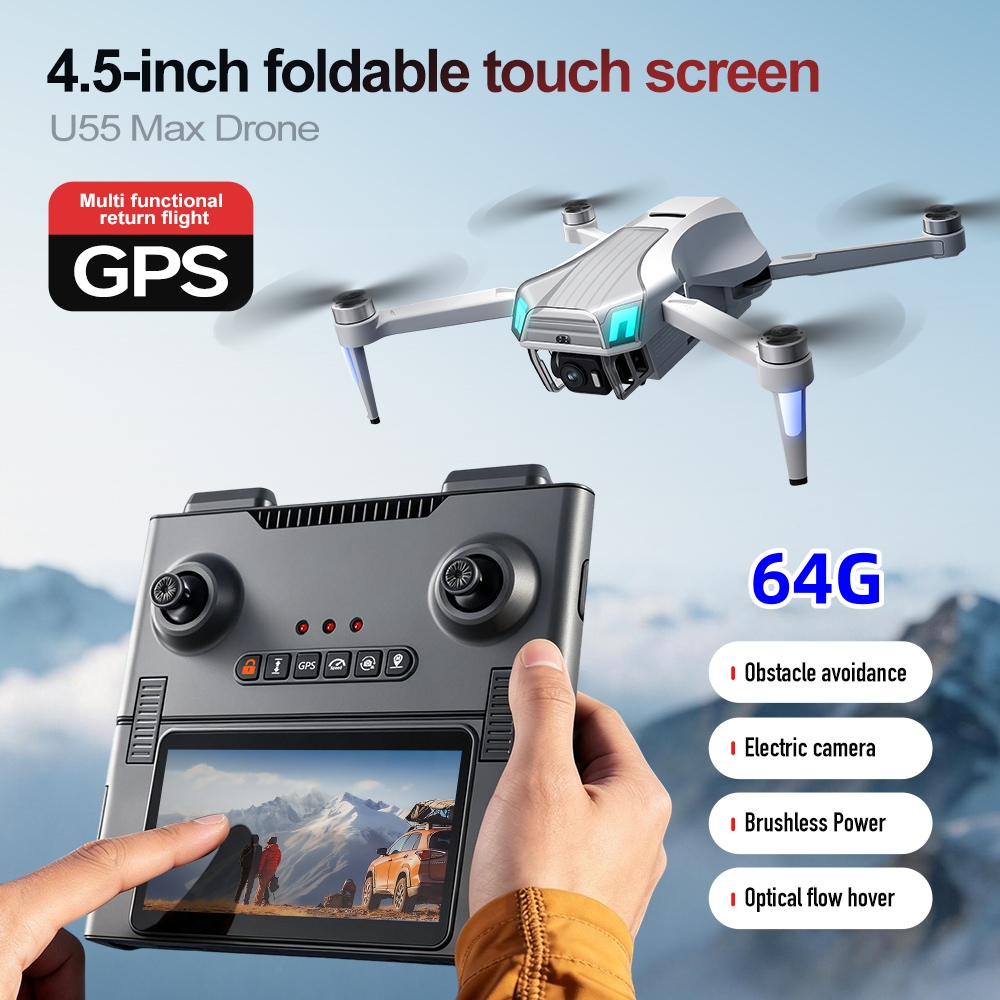 NCZOBOE U55 Optical Flow GPS D - đánh giá và giá Drone Gimbal 2 Axis